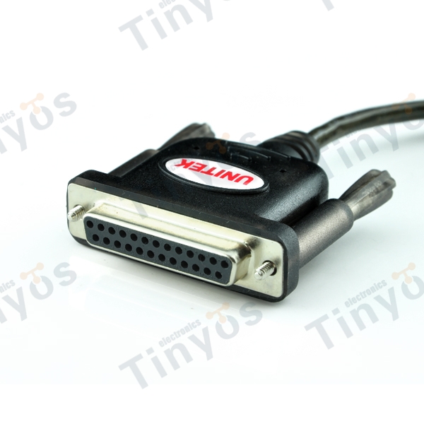 USB To 25 Pin DB25 Parallel Port Cable