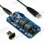 2 Channel USB/Wireless 5V Relay Module Bluetooth Remote Control Kit