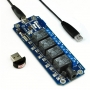 4 Channel USB/Wireless 5V Relay Module Bluetooth Remote Control Kit