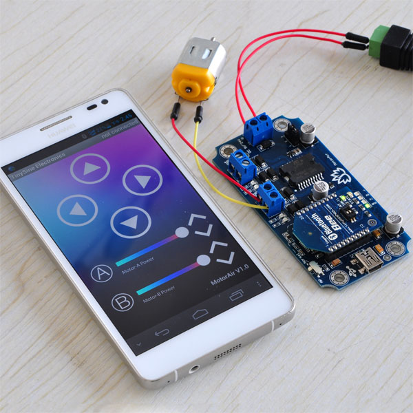 WiFi Dual Motor Driver Smartphone Remote Control Kit Support Android MotorAir 