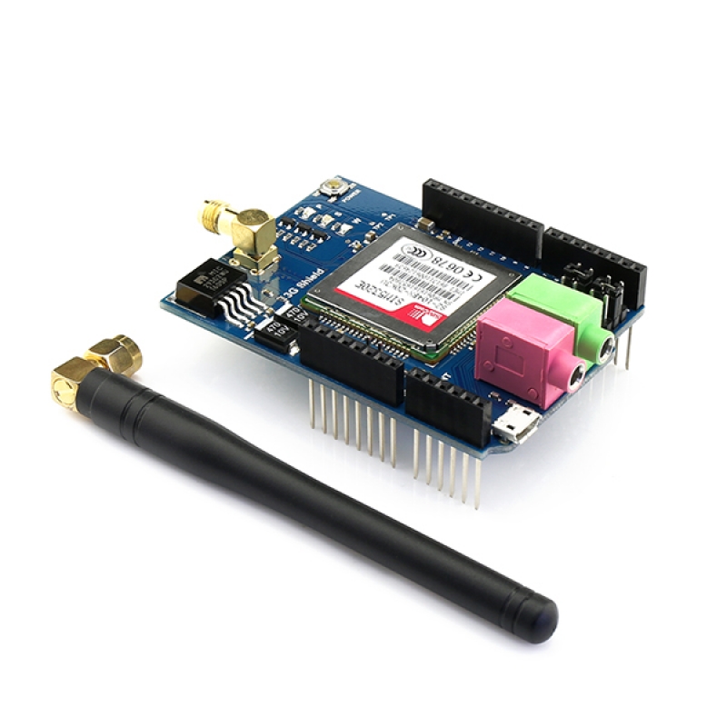 På daglig basis Nat sted medlem 3G/GPRS/GSM Shield for Arduino with GPS - European version SIM5320E