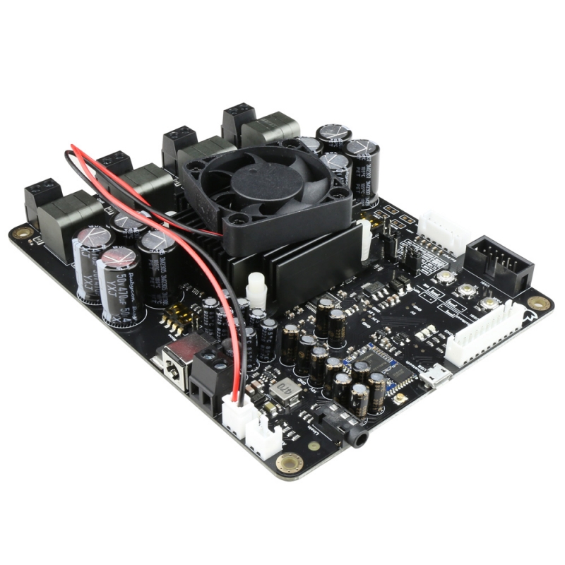 4 x 100W Bluetooth 5.1 Multipoint + DSP Audio Amplifier Board - TSA8804 V2