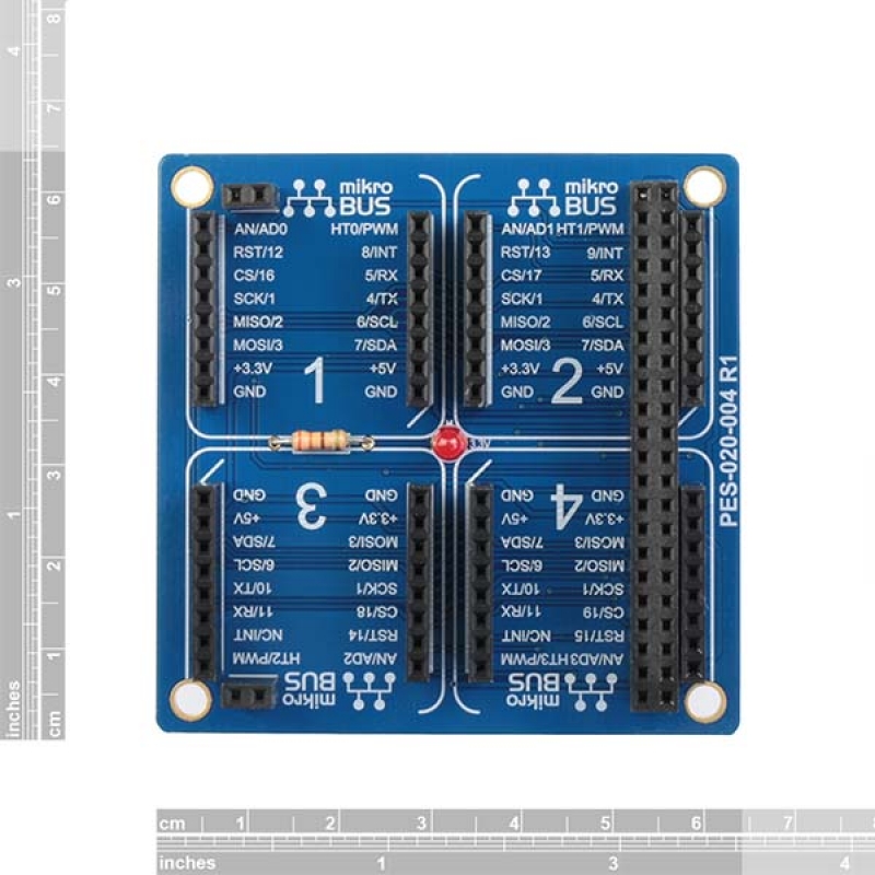 Expanded Microbuses mikroBUS Expansion Board for PHPoC