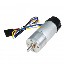 20.4:1 Metal Gearmotor 25Dx67L mm HP 12V with 48 CPR Encoder