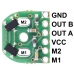 Magnetic Encoder Pair Kit for Micro Metal Gearmotors, 12 CPR, 2.7-18V