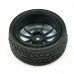 Rubber Wheels 65x26mm (2 Pack)