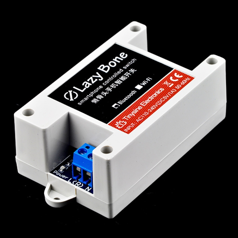 Smartphone/cell phone controlled switch-LazyBone Support Iphone /Android/WiFi 