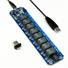 TOSR08 - 8 Channel Smartphone Bluetooth Relay Kit - (Andorid/iOS)
