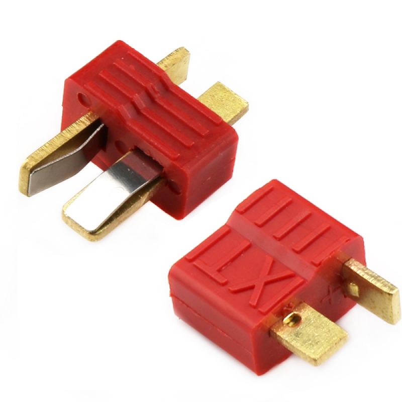 Male&Female Pair Mini Deans Ultra Nylon T Connector Plug & Turnigy Heatshrink 